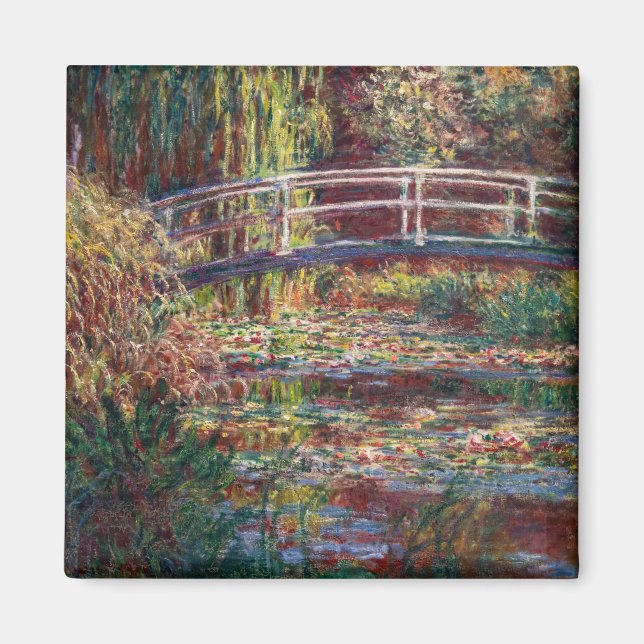 Imán Claude Monet - estanque de Lily del Agua, Armonía  (Frente)