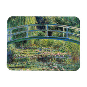 Imán Claude Monet - Estanque de nenúfares y puente japo