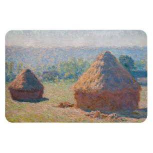 Imán Claude Monet - Haystacks, fin de verano