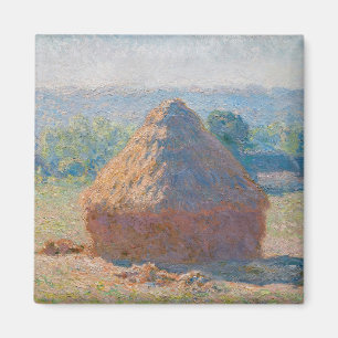 Imán Claude Monet - Haystacks, fin de verano
