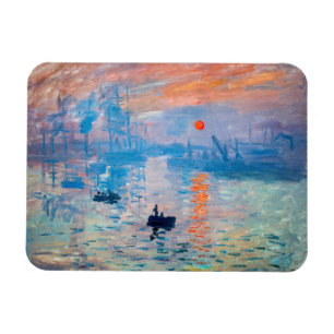 Imán Claude Monet - Impresión, amanecer