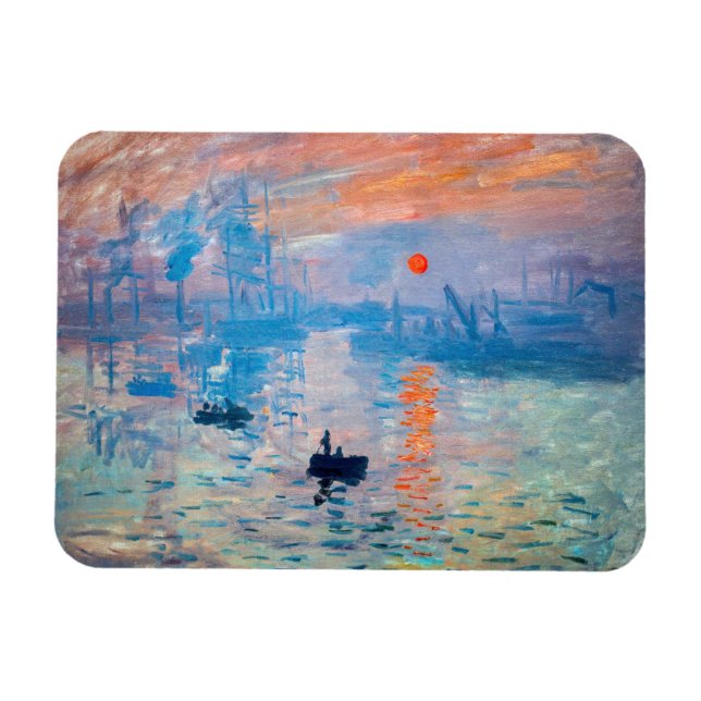 Imán Claude Monet - Impresión, amanecer (Horizontal)