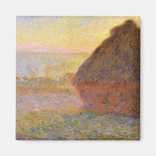 Imán Claude Monet Impresionista pintura Graystaks I