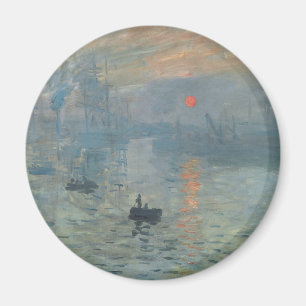 Imán Claude Monet Impression Sunrise Soleil Levant
