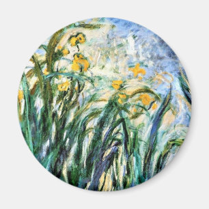 Imán Claude Monet, irlandeses amarillos y malva 19