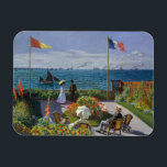 Imán Claude Monet - Jardín en Sainte-Adresse<br><div class="desc">Jardín en Sainte-Adresse / Terraza en Sainte-Adresse - Claude Monet,  Óleo sobre lienzo,  1867</div>