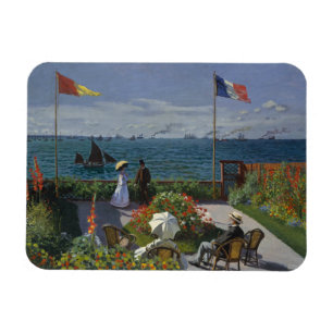 Imán Claude Monet - Jardín en Sainte-Adresse