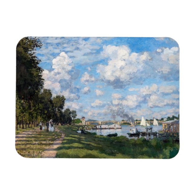 Imán Claude Monet - La cuenca de Argenteuil (Horizontal)