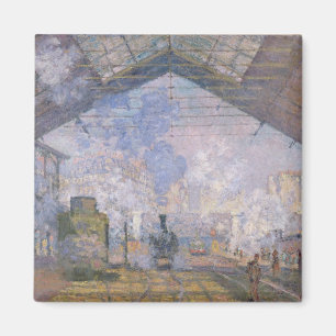 Imán Claude Monet  La estación St. Lazare, 1877