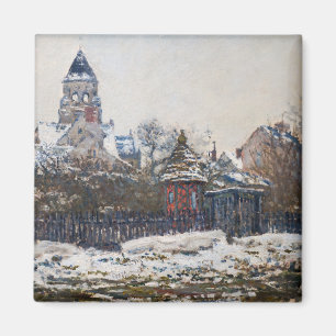 Imán Claude Monet - La Iglesia en Vetheuil