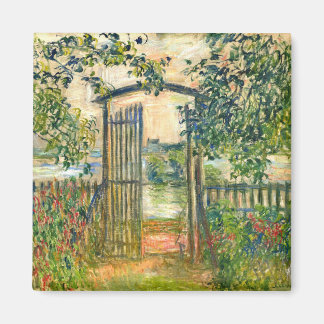 Imán Claude Monet: La Puerta del Jardín en Vetheuil
