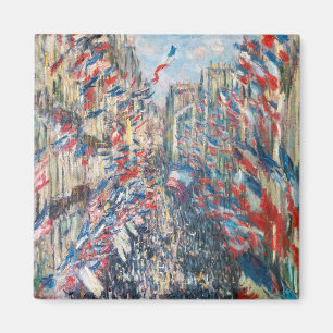 Imán Claude Monet - La Rue Montorgueil - París