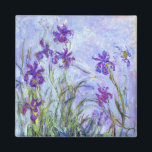 Imán Claude Monet - Lilac Irises / Iris Mauves<br><div class="desc">Lilac Irises / Iris Mauves - Claude Monet,  1914-1917</div>