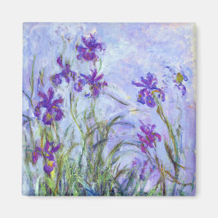 Imán Claude Monet - Lilas Irises / Iris Mauves