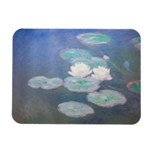 Imán Claude Monet - Lilies de agua, efecto nocturno