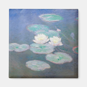 Imán Claude Monet - Lilies de agua, efecto nocturno