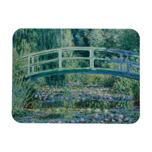 Imán Claude Monet - lirios de agua y puente japonés