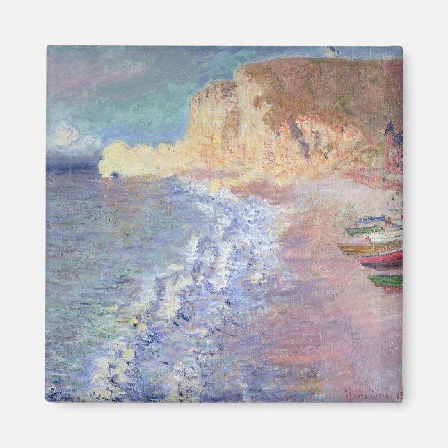 Imán Claude Monet | Mañana en Etretat (Frente)