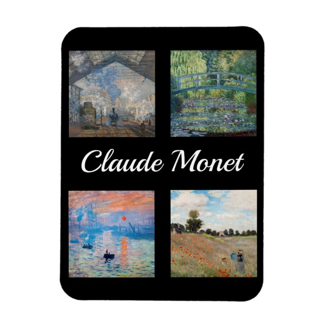 Imán Claude Monet Masterpieces Patchwork (Vertical)