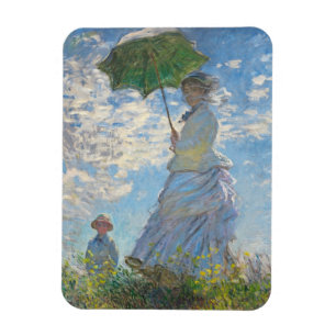 Imán Claude Monet   Mujer con Parasol