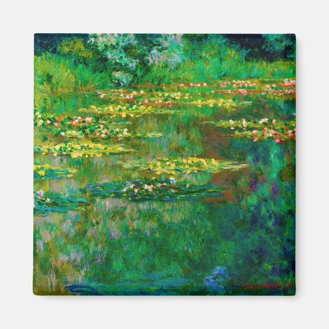 Imán Claude Monet "Nenúfares" 17. (Frente)