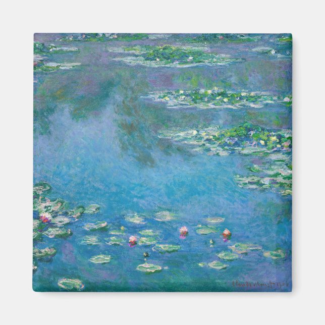 Imán Claude Monet - Nenúfares 1906 (Frente)
