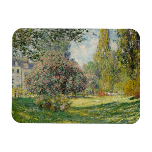 Imán Claude Monet - Paisaje: El Monceau del Parque