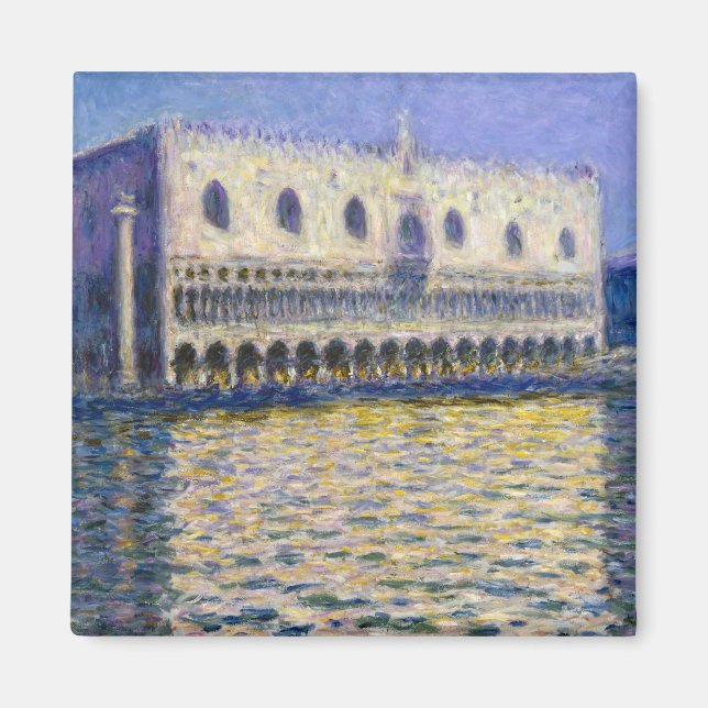 Imán Claude Monet - Palacio Ducal (Frente)