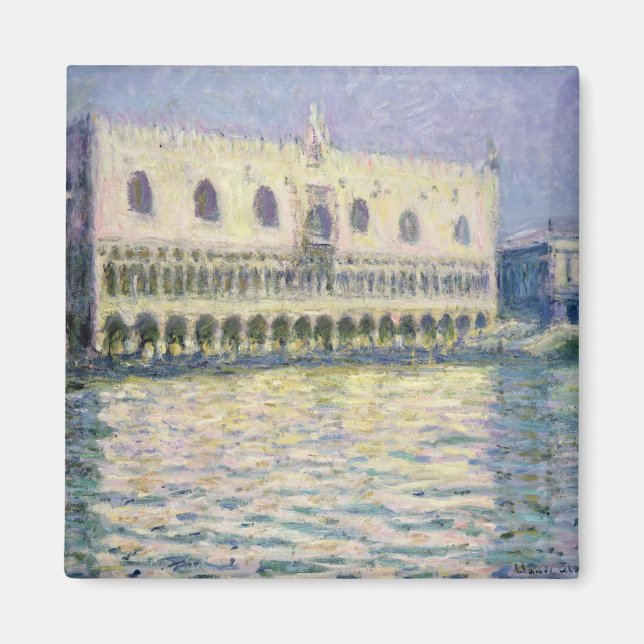 Imán Claude Monet | Palacio Ducal, Venecia, 1908 (Frente)