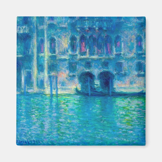 Imán Claude Monet "Palazzo da Mula" (Frente)