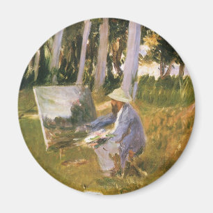 Imán Claude Monet pintando, Borde de un bosque de Sarge