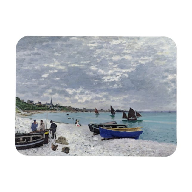 Imán Claude Monet | Playa de Sainte-Adresse (Horizontal)