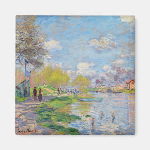 Imán Claude Monet - Primavera junto al Sena