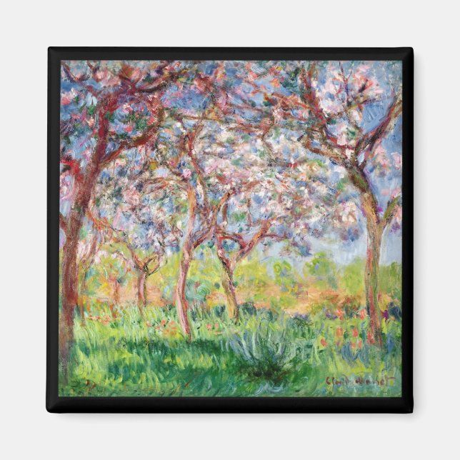 Imán Claude Monet | Printemps a Giverny (Frente)