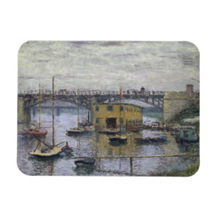 Imán Claude Monet - Puente en Argentina en un día gris