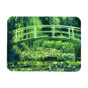 Imán Claude Monet: Puente sobre una charca de los