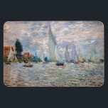 Imán Claude Monet - Regata de barcos en Argenteuil<br><div class="desc">Regata de barcos en Argenteuil / Regate un Argenteuil - Claude Monet,  Petróleo en lienzo,  1874</div>