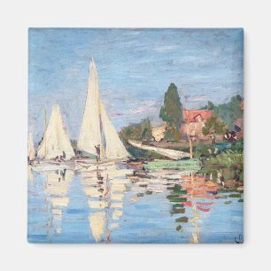 Imán Claude Monet - Regatas en Argenteuil