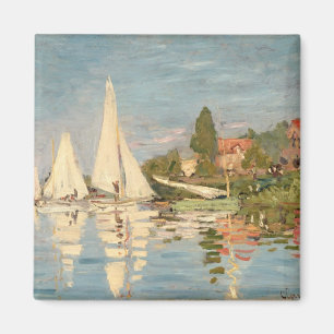 Imán Claude Monet   Regatta at Argenteuil, c.1872