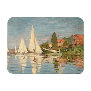 Imán Claude Monet Regatta at Argenteuil, c.1872