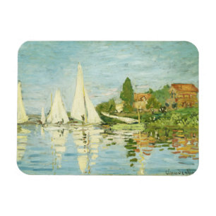 Imán Claude Monet. Regattas en Argenteuil