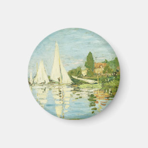 Imán Claude Monet. Regattas en Argenteuil