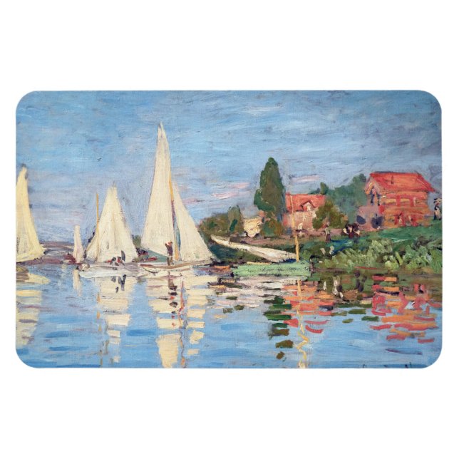 Imán Claude Monet - Regattas en Argenteuil (Horizontal)