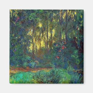 Imán Claude Monet - Rincón de un estanque con nenúfares