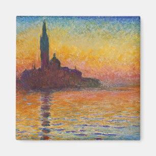 Imán Claude Monet - San Giorgio Maggiore al Crepúsculo