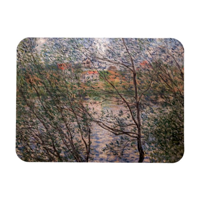 Imán Claude Monet - Tiempo de primavera a través de las (Horizontal)
