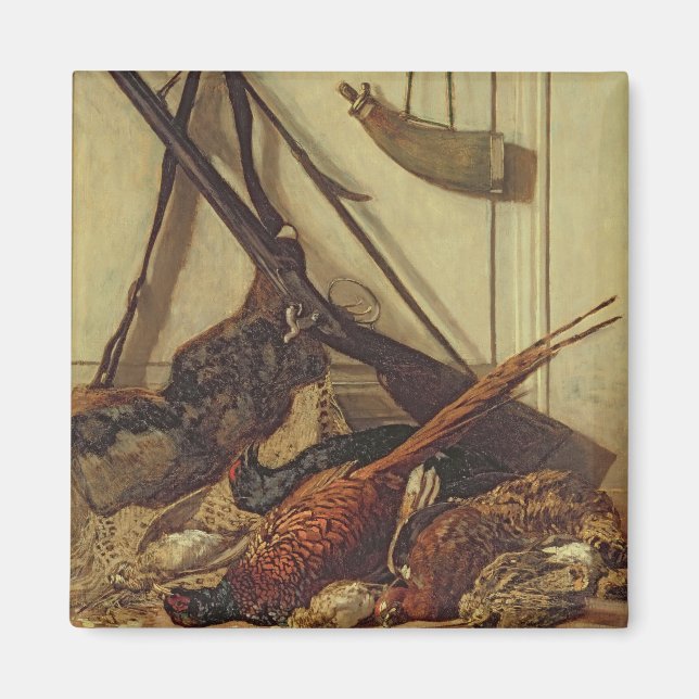 Imán Claude Monet | Trofeos de caza, 1862 (Frente)