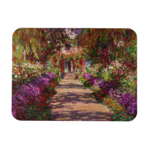 Imán Claude Monet Una ruta en el jardín de Monet