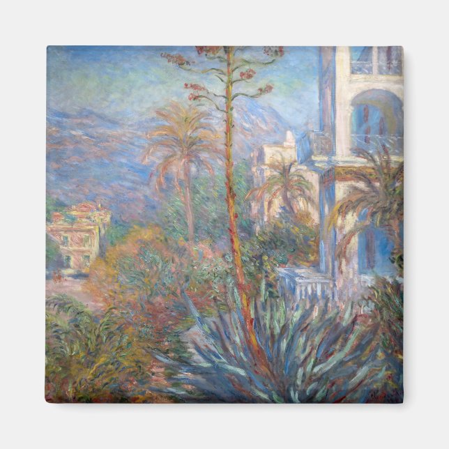 Imán Claude Monet - Villas de Bordighera (Frente)