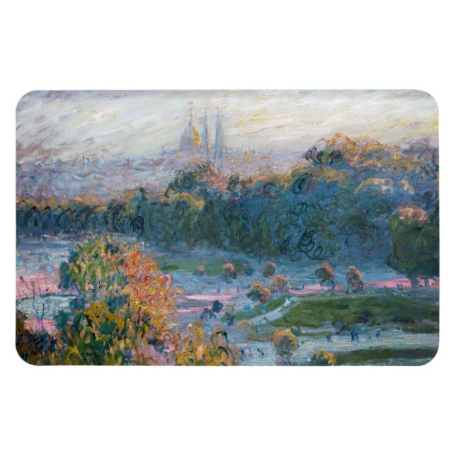 Imán Claude Monet - Vista de las Tullerías, estudio (Horizontal)